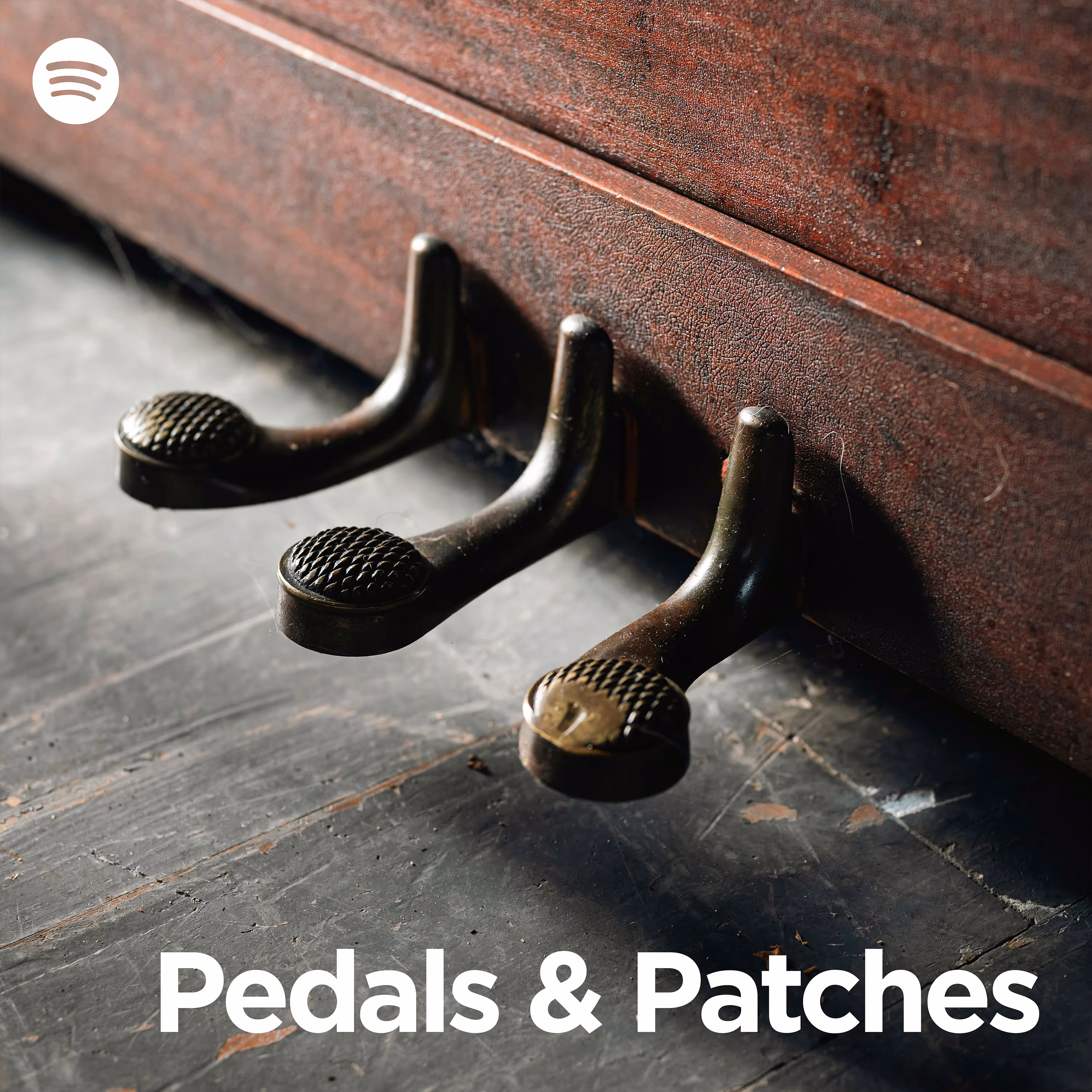 Cover art for the music playlist ‘Pedals and Patches’ curated by Arrow of Time 